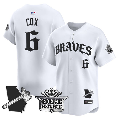 Men's Atlanta Braves 'Old English Edition' Vapor Premier Limited Jersey - All Stitched
