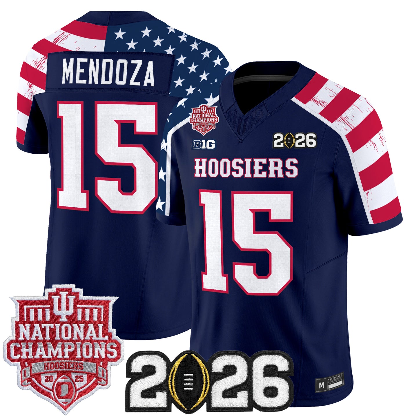 Indiana Hoosiers "America 250 Edition" Vapor Limited Jersey - Stitched
