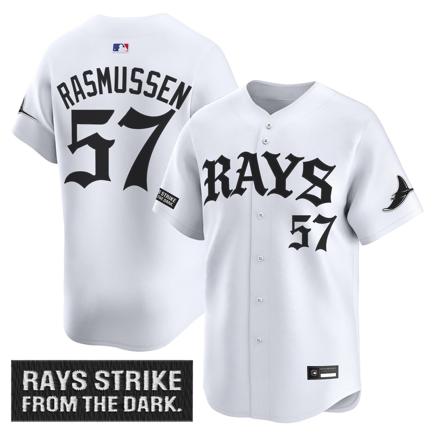 Tampa Bay Rays 'Old English Edition' Vapor Premier Limited Jersey - All Stitched