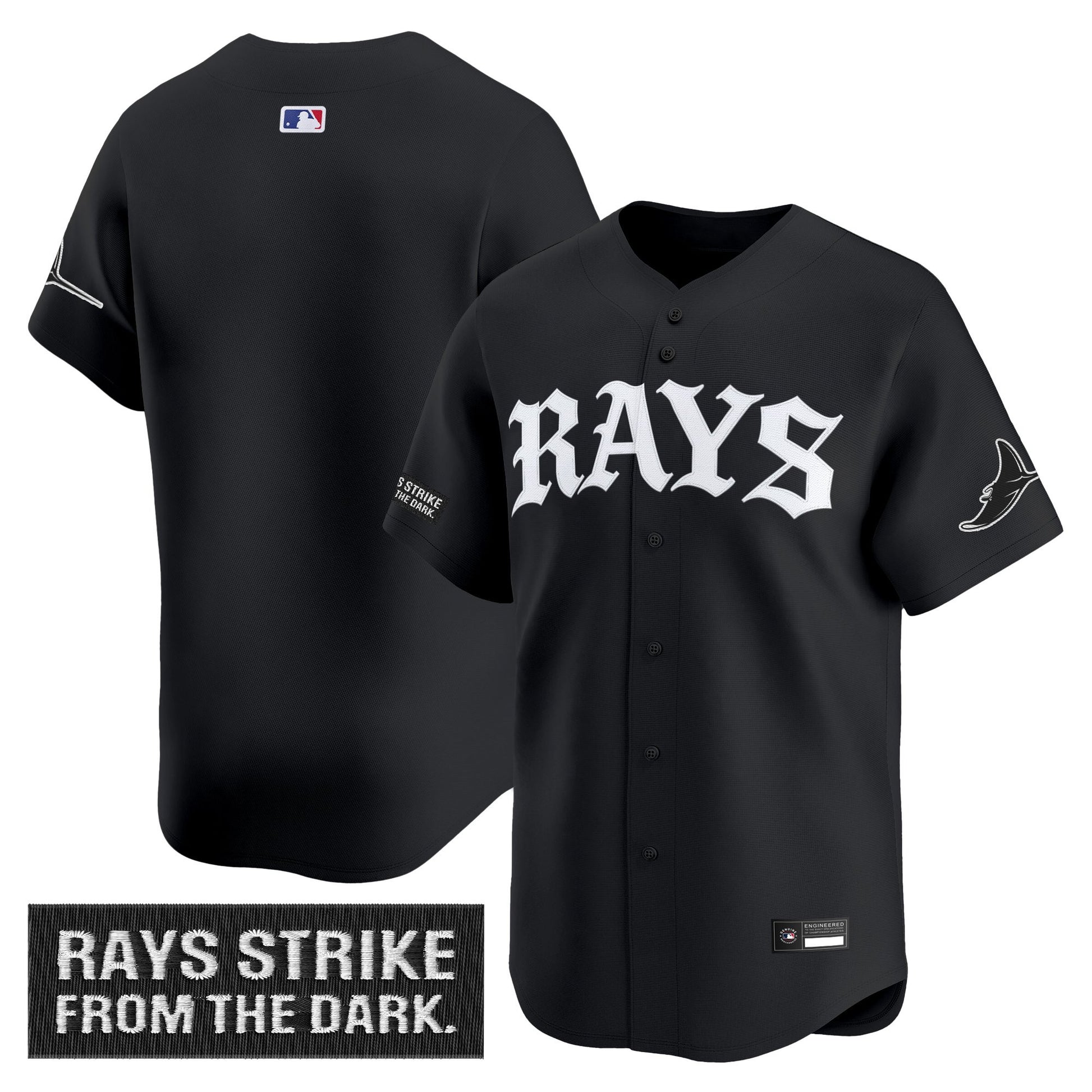 Tampa Bay Rays 'Old English Edition' Vapor Premier Limited Jersey - All Stitched