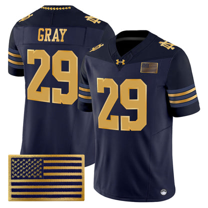 ND 2026 Shamrock Series Football Vapor Jersey - Stitched
