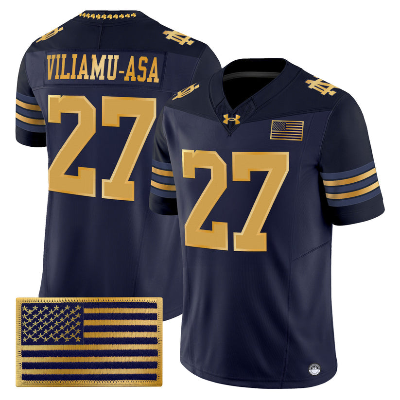 ND 2026 Shamrock Series Football Vapor Jersey - Stitched