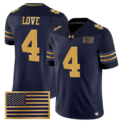 ND 2026 Shamrock Series Football Vapor Jersey - Stitched