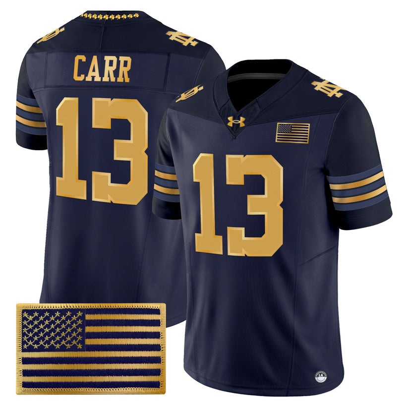 ND 2026 Shamrock Series Football Vapor Jersey - Stitched