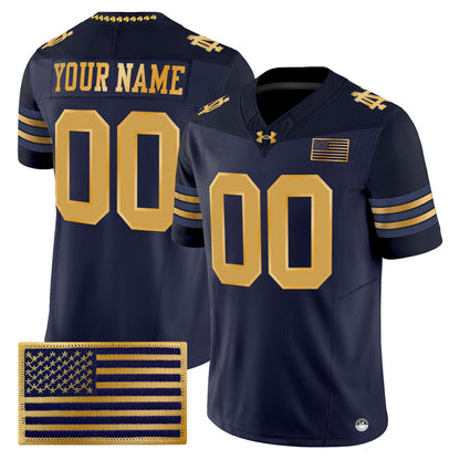ND 2026 Shamrock Series Football Vapor Custom Jersey - Stitched
