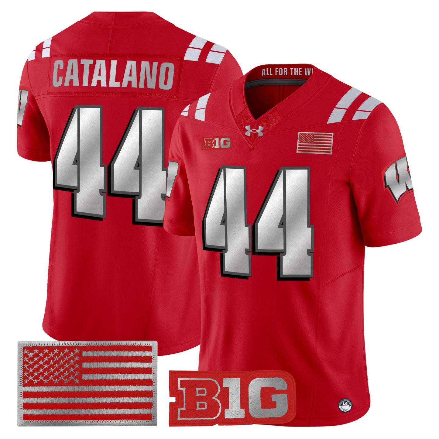 Wisconsin Badgers 2026 Lambeau Vapor Limited Jersey - All Stitched
