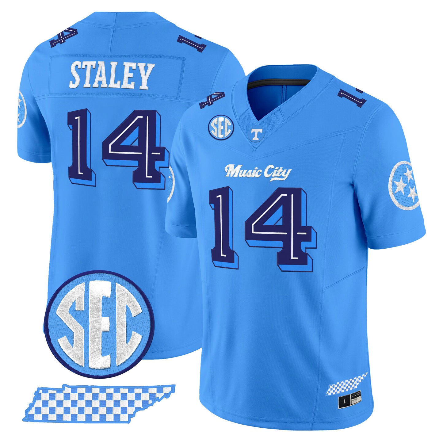 Men's Tennessee Volunteers 'Music City Edition' Vapor Limited Jersey - All Stitched