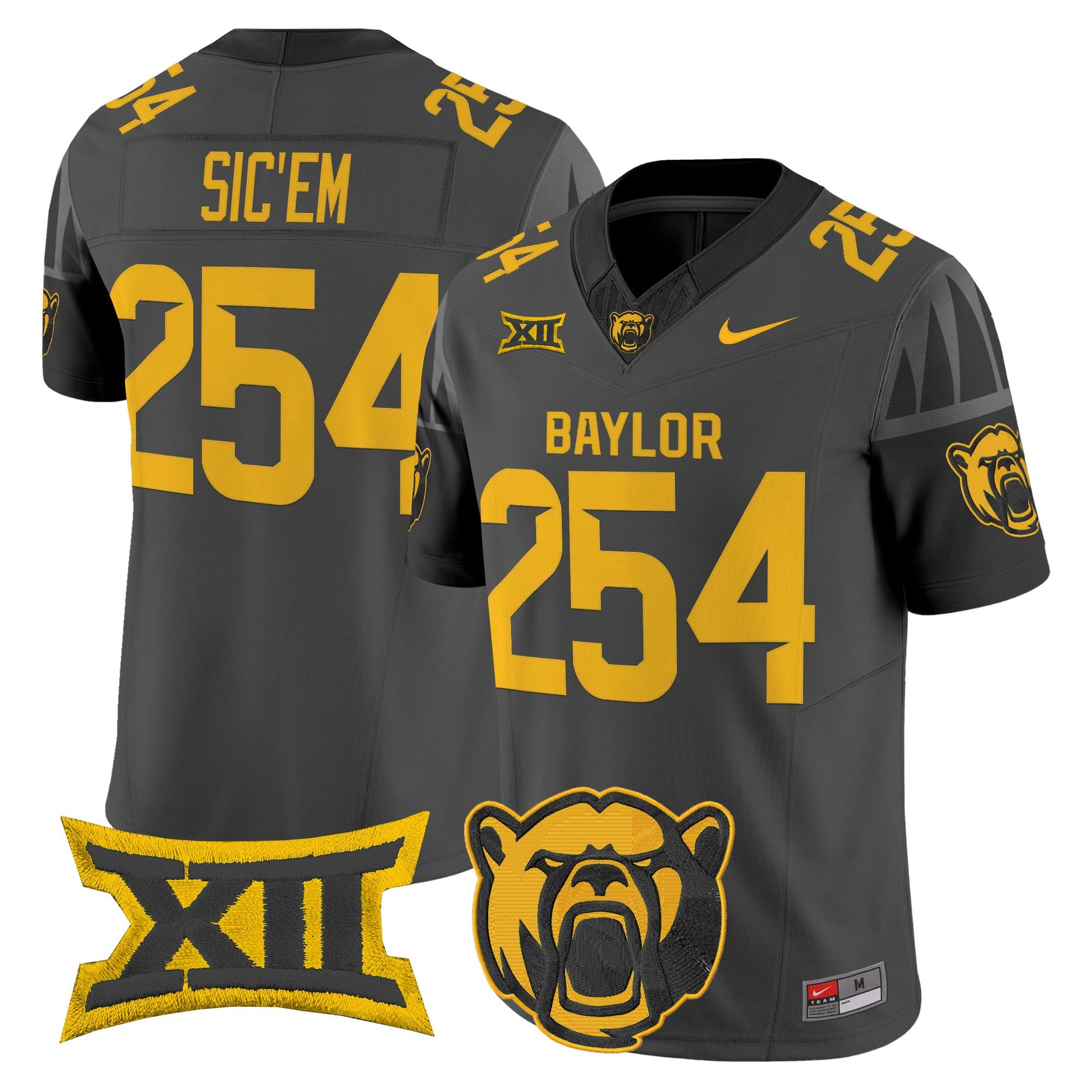 Men's Baylor Bears 2026 Vapor Limited Jersey - Stitched