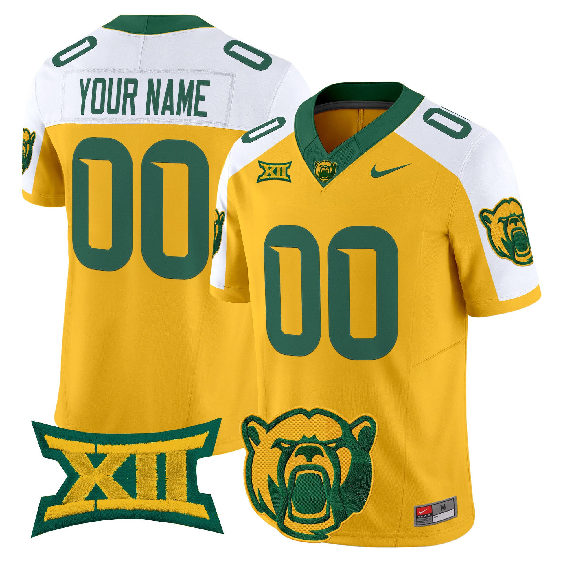 Baylor Bears 2026 Vapor Limited Custom Jersey - Stitched