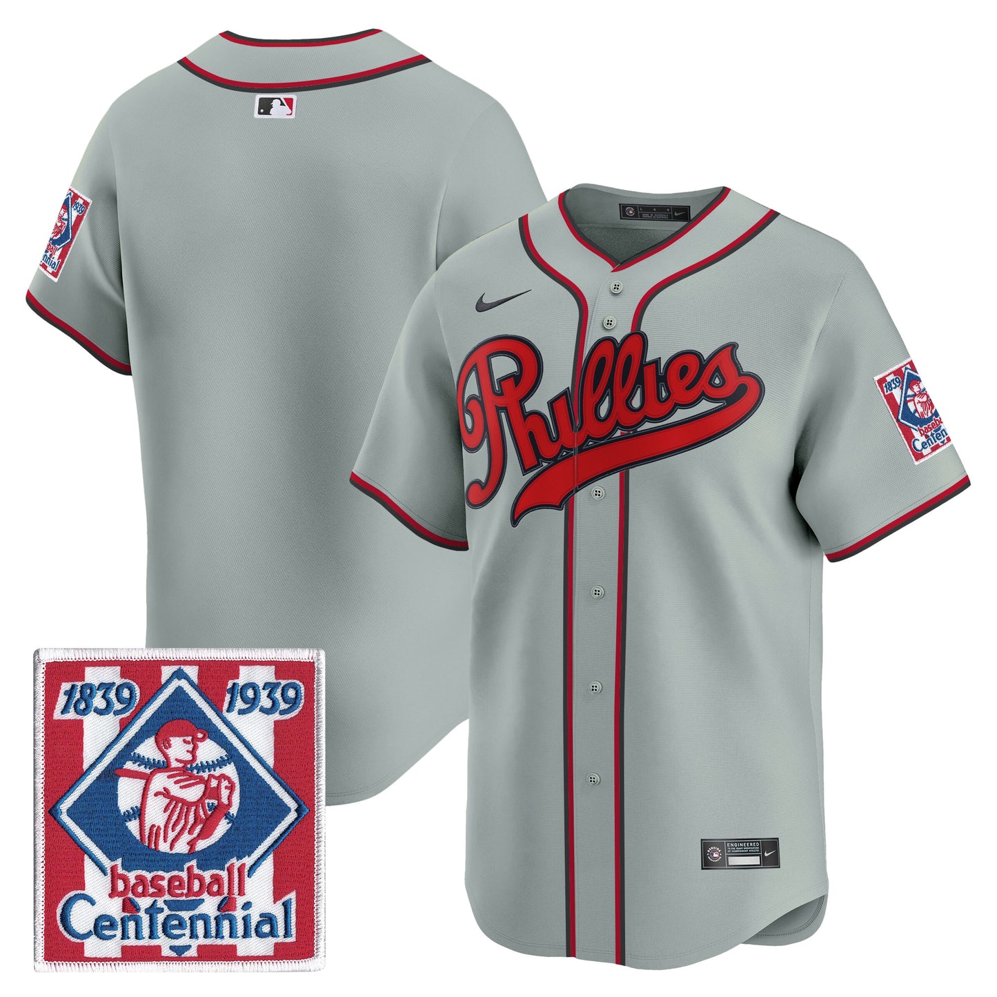 Philadelphia Phillies 2026 Field of Dreams Vapor Premier Limited Jersey - No Name on Back - Stitched