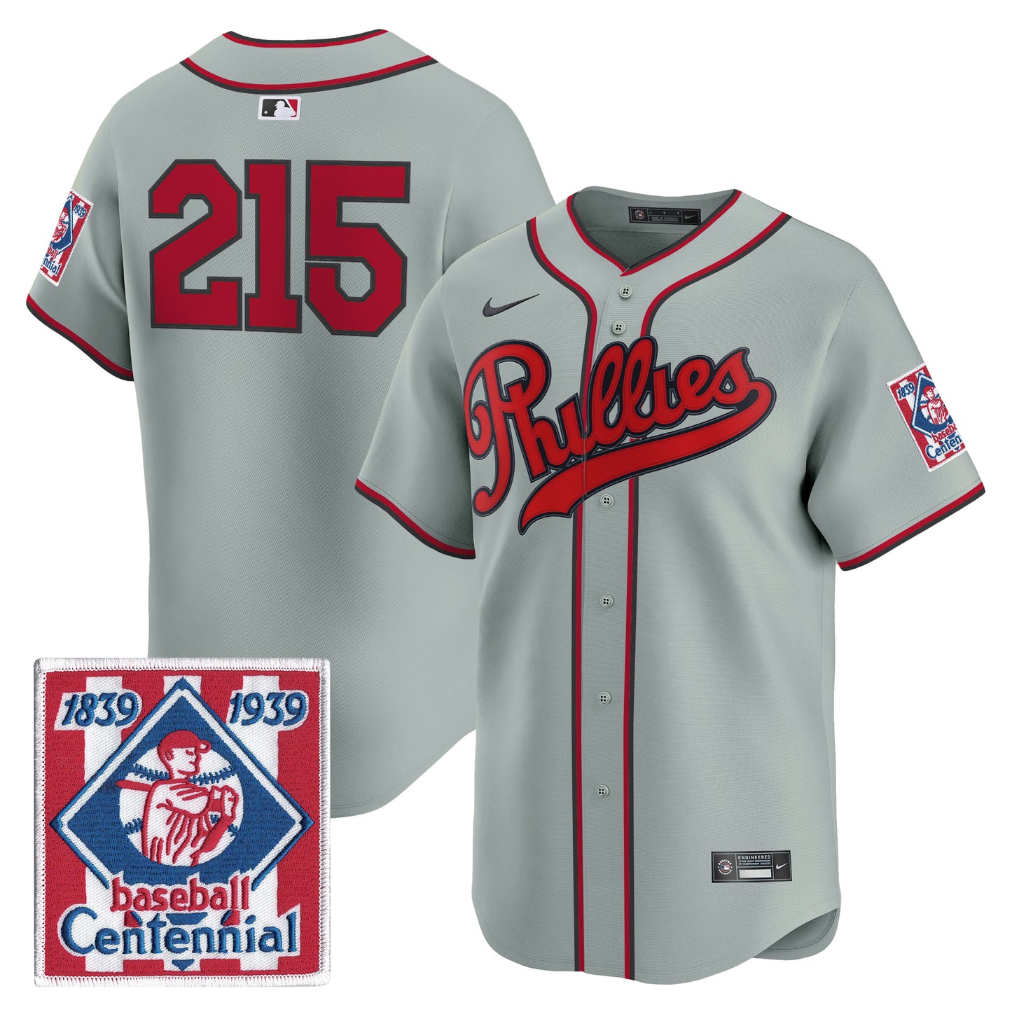 Philadelphia Phillies 2026 Field of Dreams Vapor Premier Limited Jersey - No Name on Back - Stitched