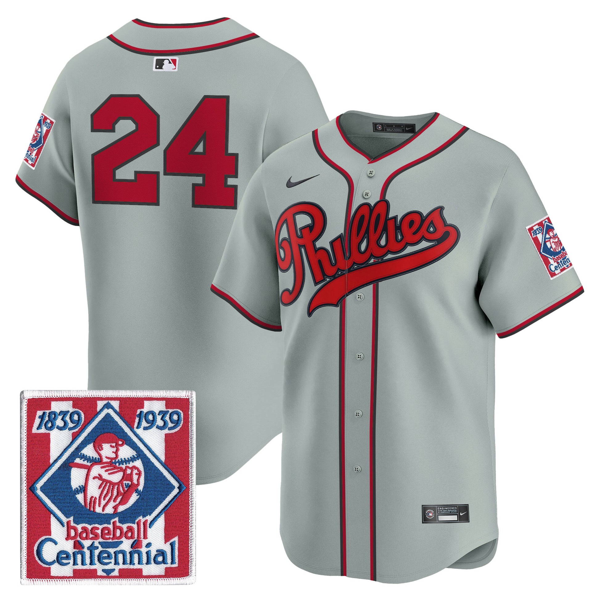 Philadelphia Phillies 2026 Field of Dreams Vapor Premier Limited Jersey - No Name on Back - Stitched