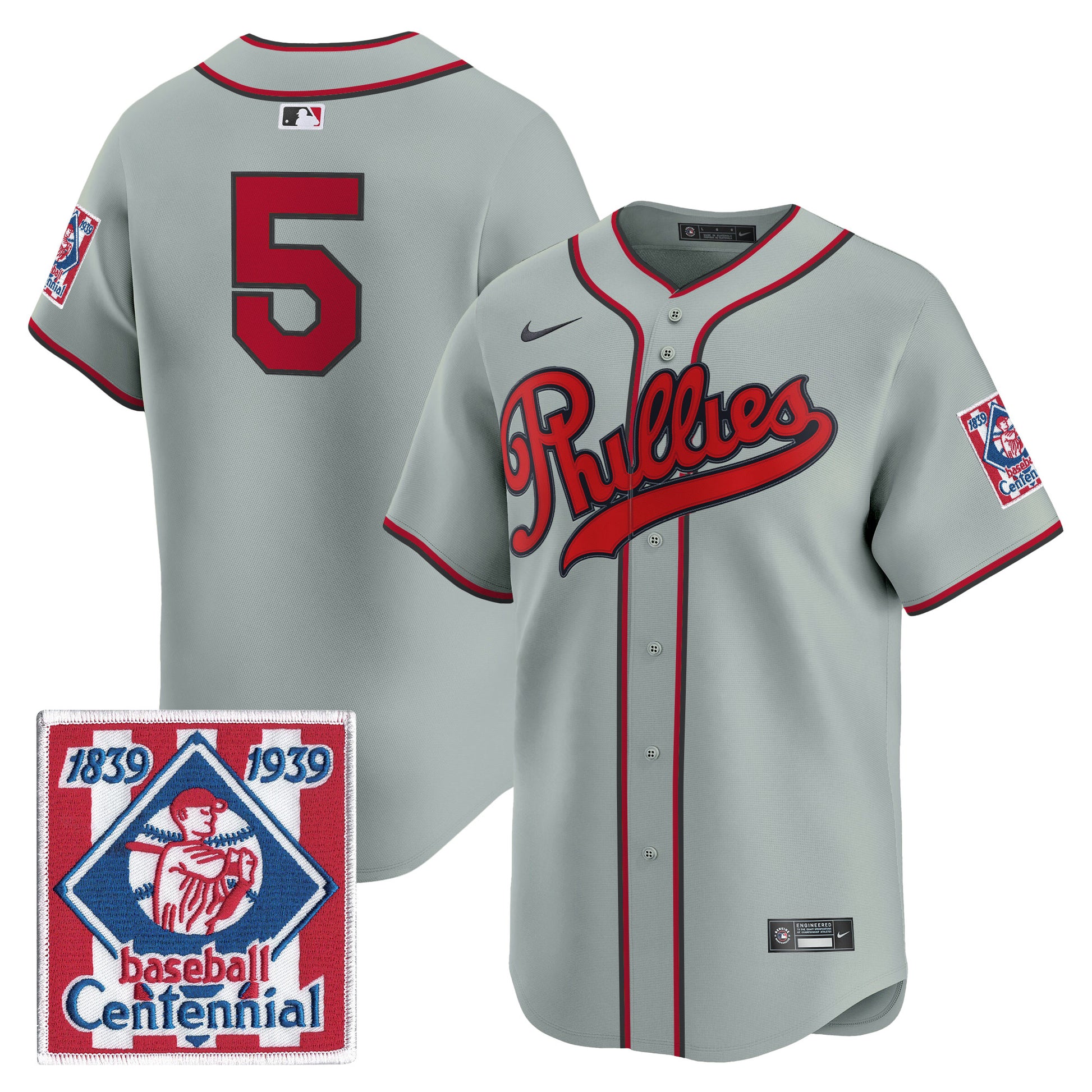 Philadelphia Phillies 2026 Field of Dreams Vapor Premier Limited Jersey - No Name on Back - Stitched