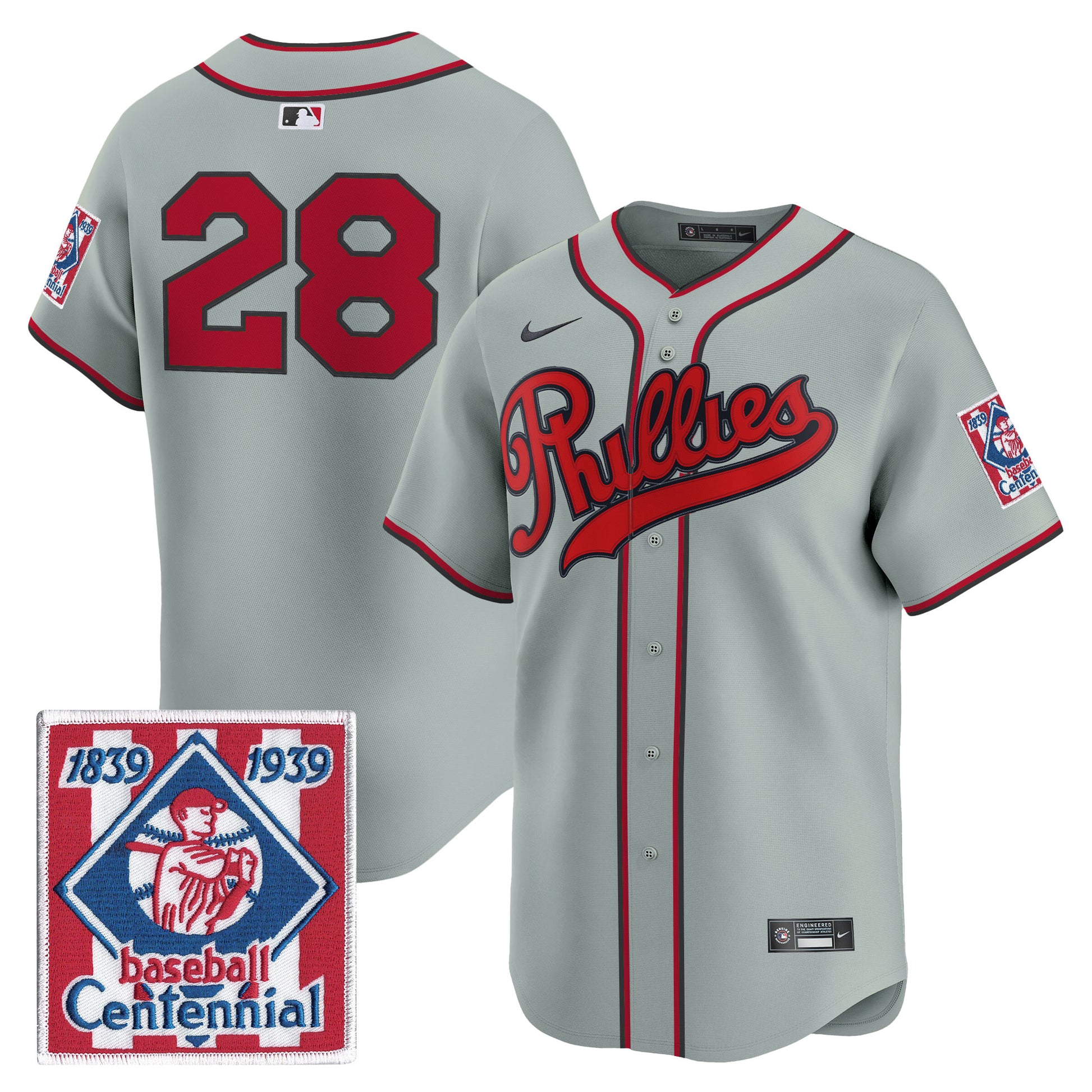 Philadelphia Phillies 2026 Field of Dreams Vapor Premier Limited Jersey - No Name on Back - Stitched