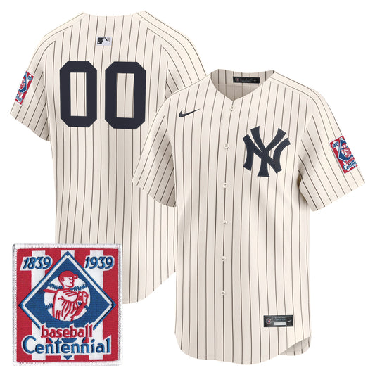 New York Yankees 2026 Field of Dreams Vapor Premier Limited Custom Jersey - No Name on Back - All Stitched