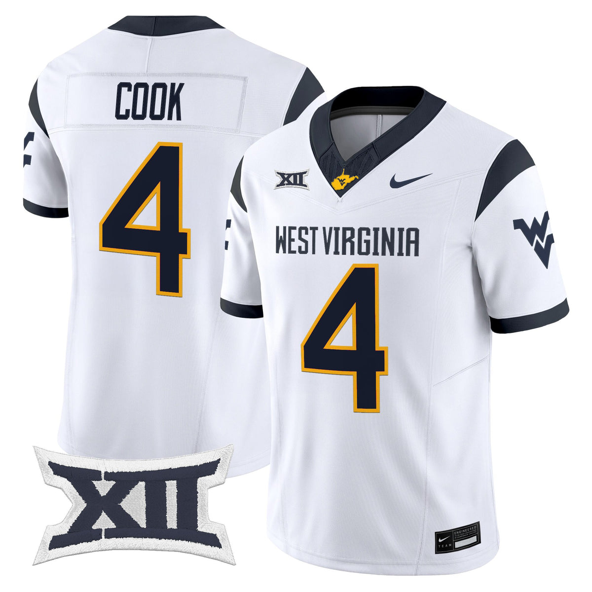 Men's West Virginia Mountaineers 2026 Vapor Limited Jersey - All Stitched
