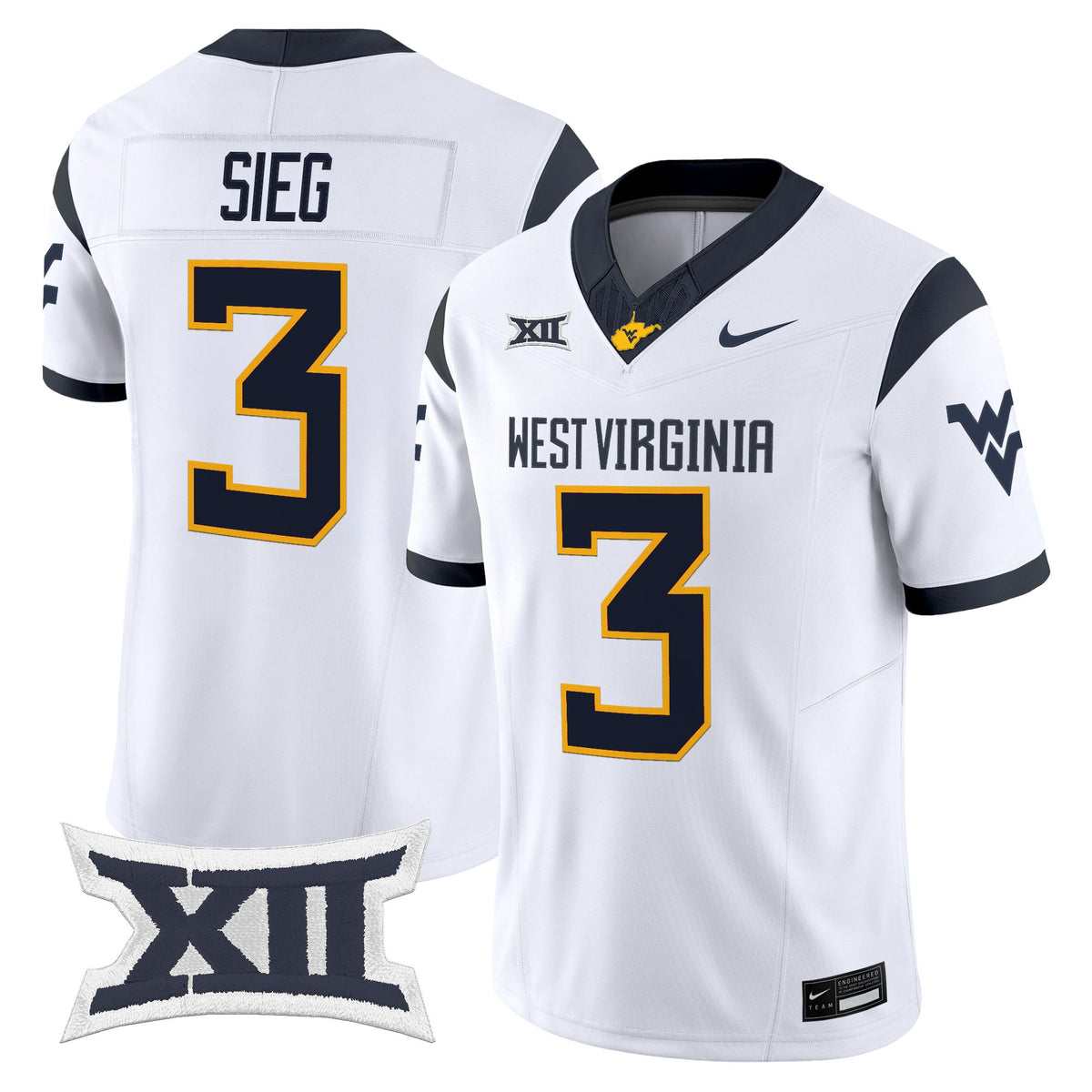 Men's West Virginia Mountaineers 2026 Vapor Limited Jersey - All Stitched