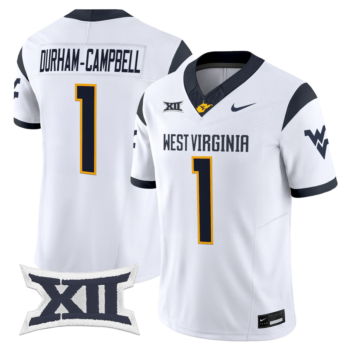Men's West Virginia Mountaineers 2026 Vapor Limited Jersey - All Stitched