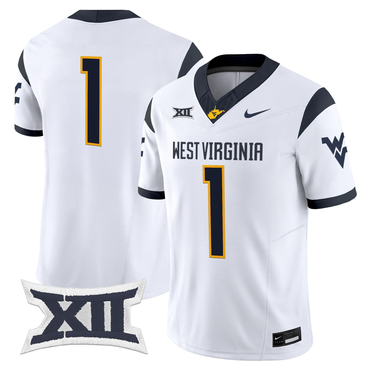Men's West Virginia Mountaineers 2026 Vapor Limited Jersey - All Stitched