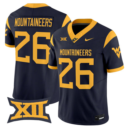 Men's West Virginia Mountaineers 2026 Vapor Limited Jersey - All Stitched
