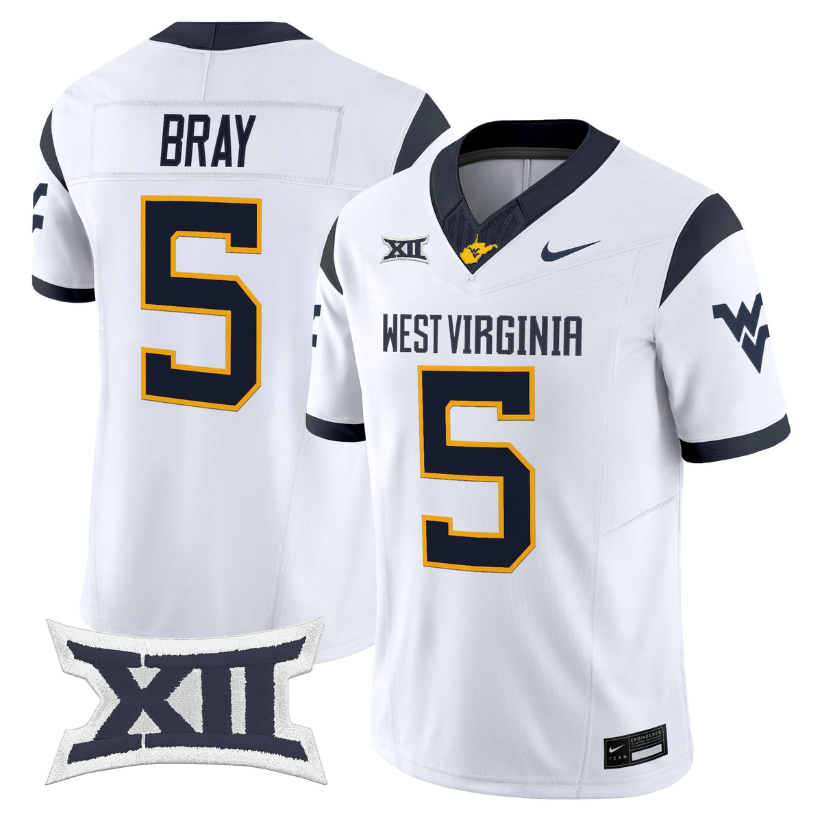 Men's West Virginia Mountaineers 2026 Vapor Limited Jersey - All Stitched
