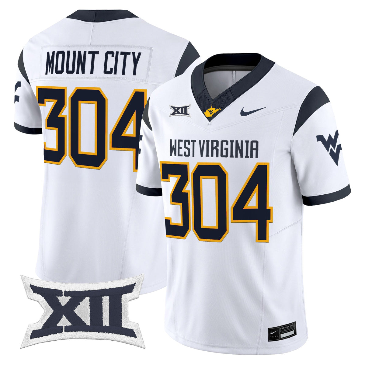 Men's West Virginia Mountaineers 2026 Vapor Limited Jersey - All Stitched