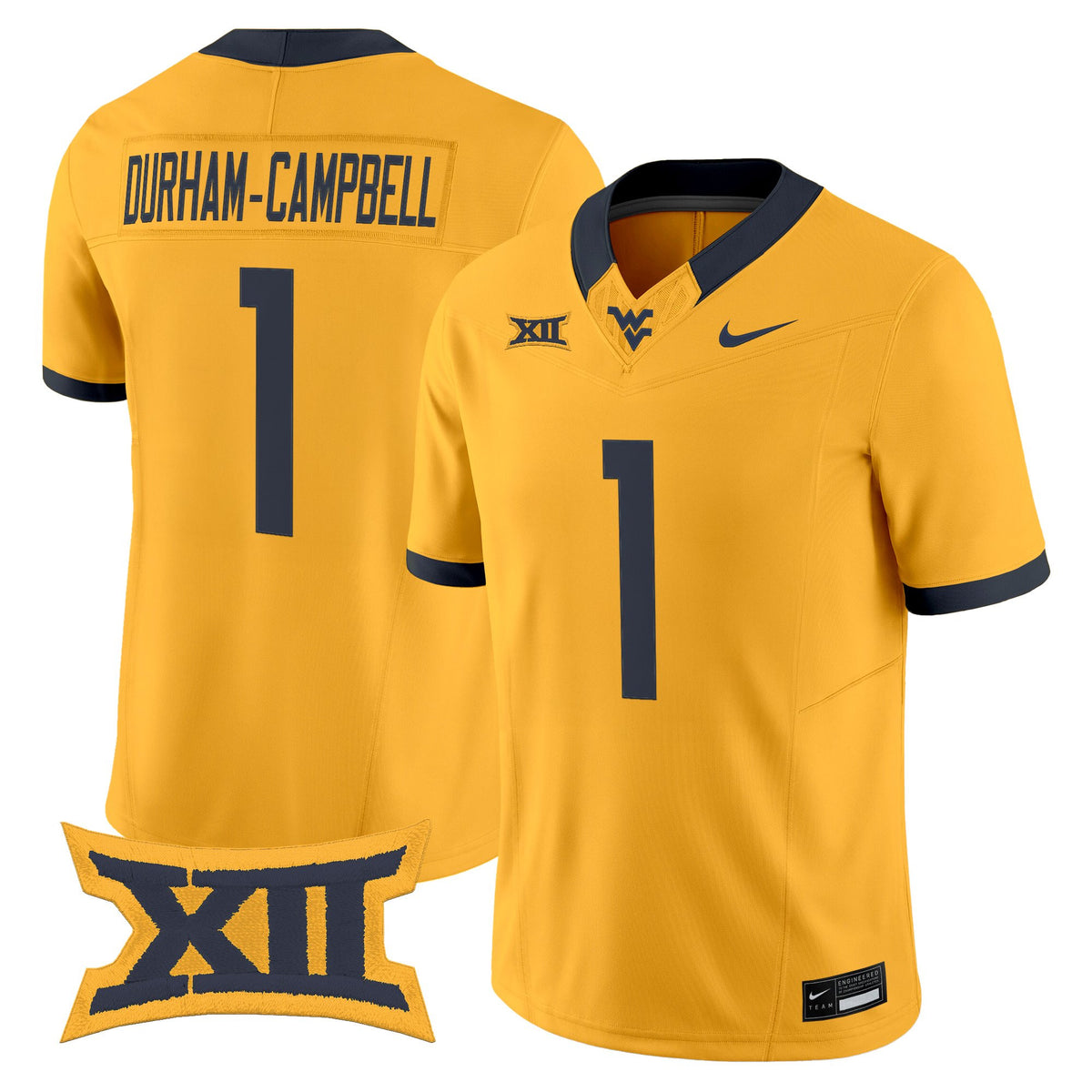 Men's West Virginia Mountaineers 2026 Vapor Limited Jersey - All Stitched