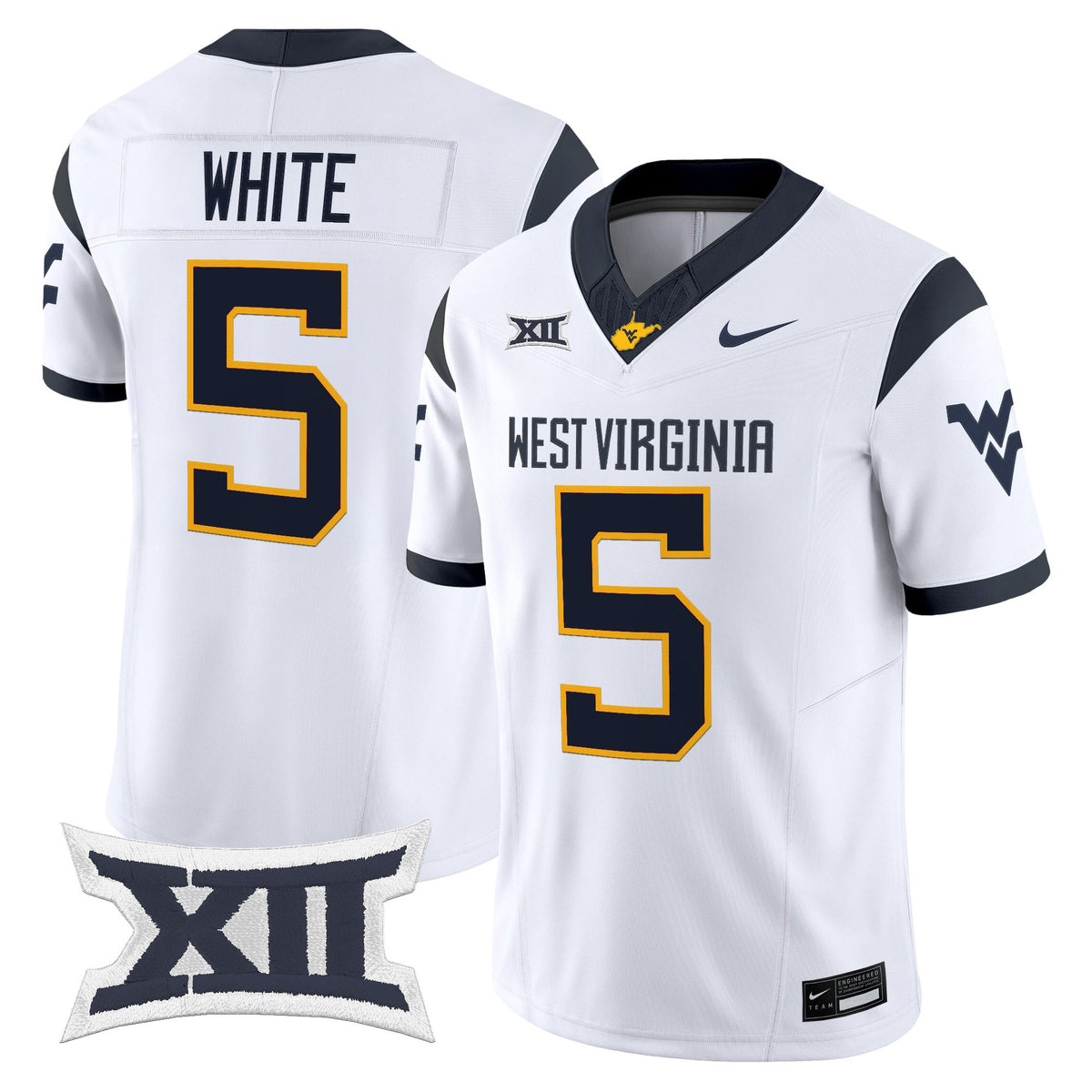Men's West Virginia Mountaineers 2026 Vapor Limited Jersey - All Stitched