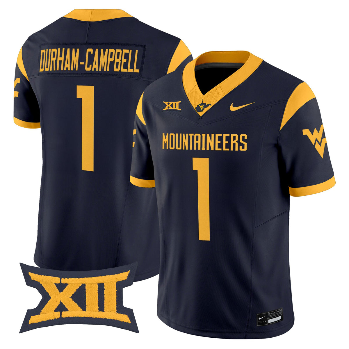 Men's West Virginia Mountaineers 2026 Vapor Limited Jersey - All Stitched