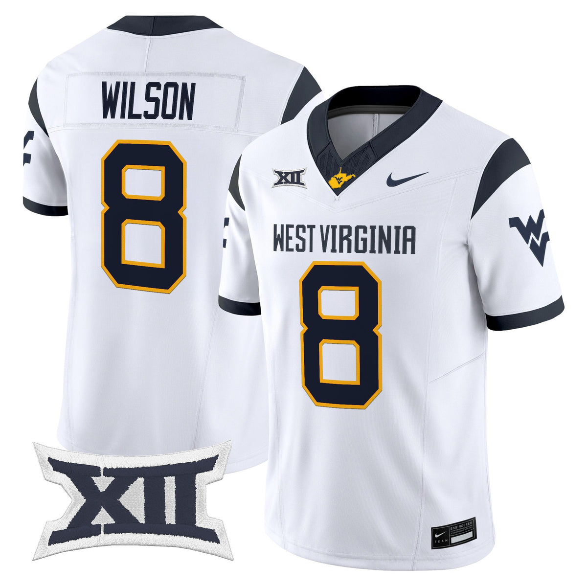 Men's West Virginia Mountaineers 2026 Vapor Limited Jersey - All Stitched