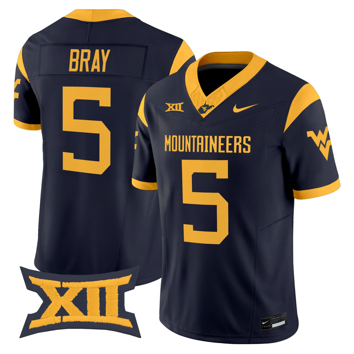 Men's West Virginia Mountaineers 2026 Vapor Limited Jersey - All Stitched