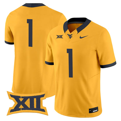Men's West Virginia Mountaineers 2026 Vapor Limited Jersey - All Stitched