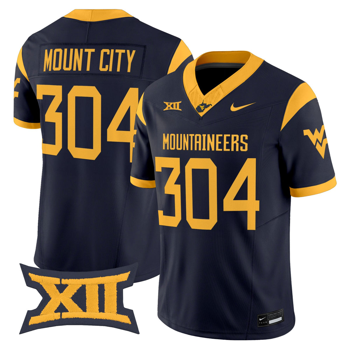 Men's West Virginia Mountaineers 2026 Vapor Limited Jersey - All Stitched