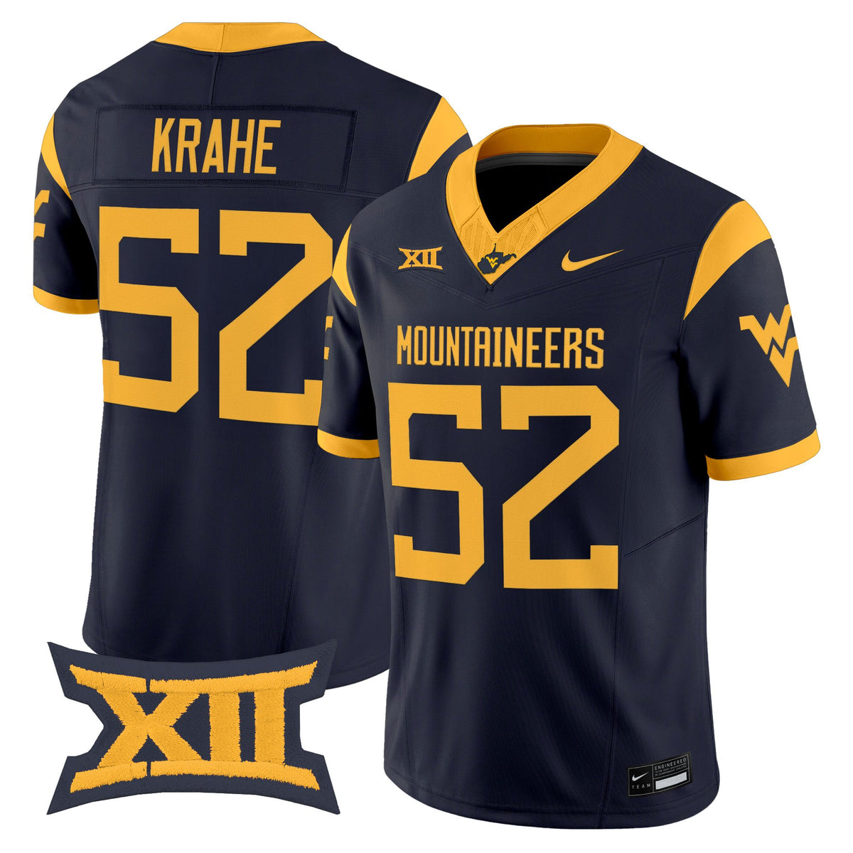 Men's West Virginia Mountaineers 2026 Vapor Limited Jersey - All Stitched