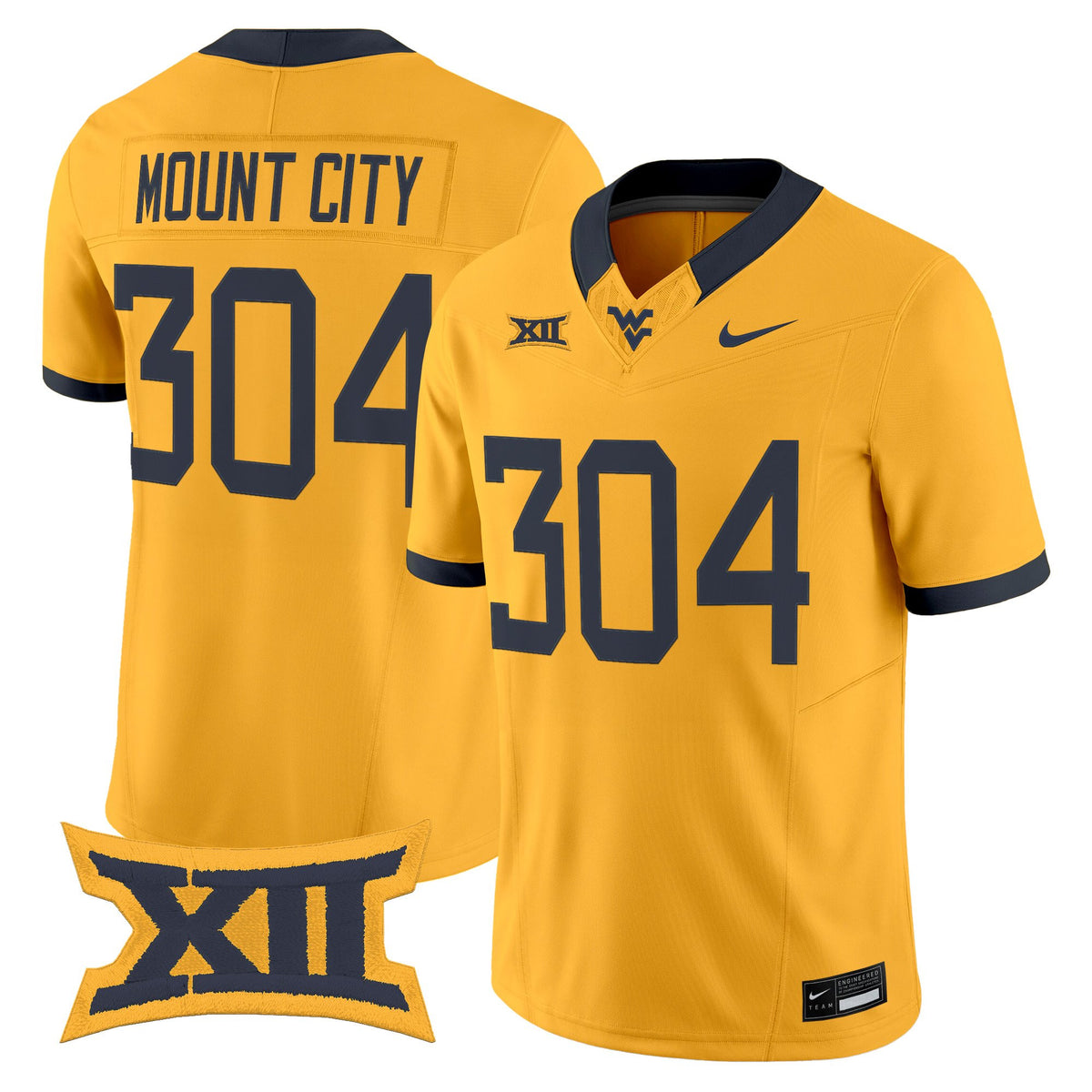 Men's West Virginia Mountaineers 2026 Vapor Limited Jersey - All Stitched