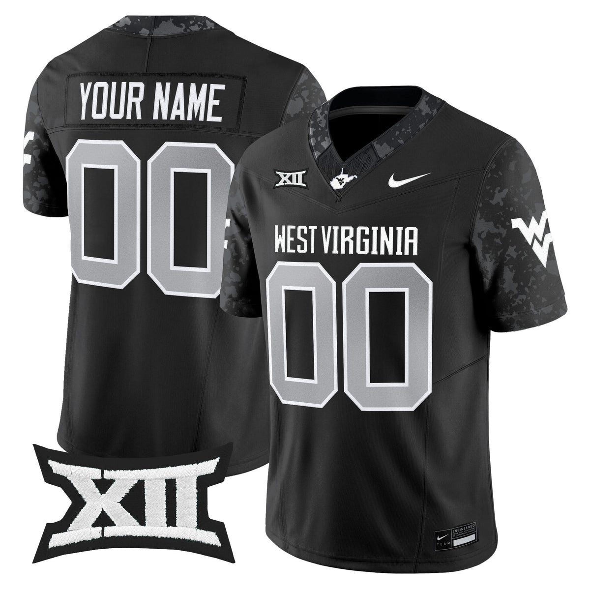 West Virginia Mountaineers 2026 Vapor Limited Custom Jersey - All Stitched