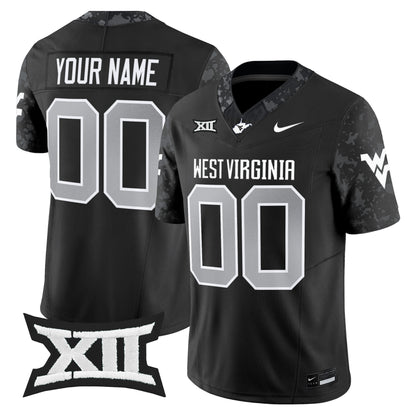 West Virginia Mountaineers 2026 Vapor Limited Custom Jersey - All Stitched