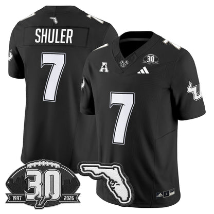 Men's South Florida Bulls 30th Anniversary Patch Vapor Limited Jersey - All Stitched