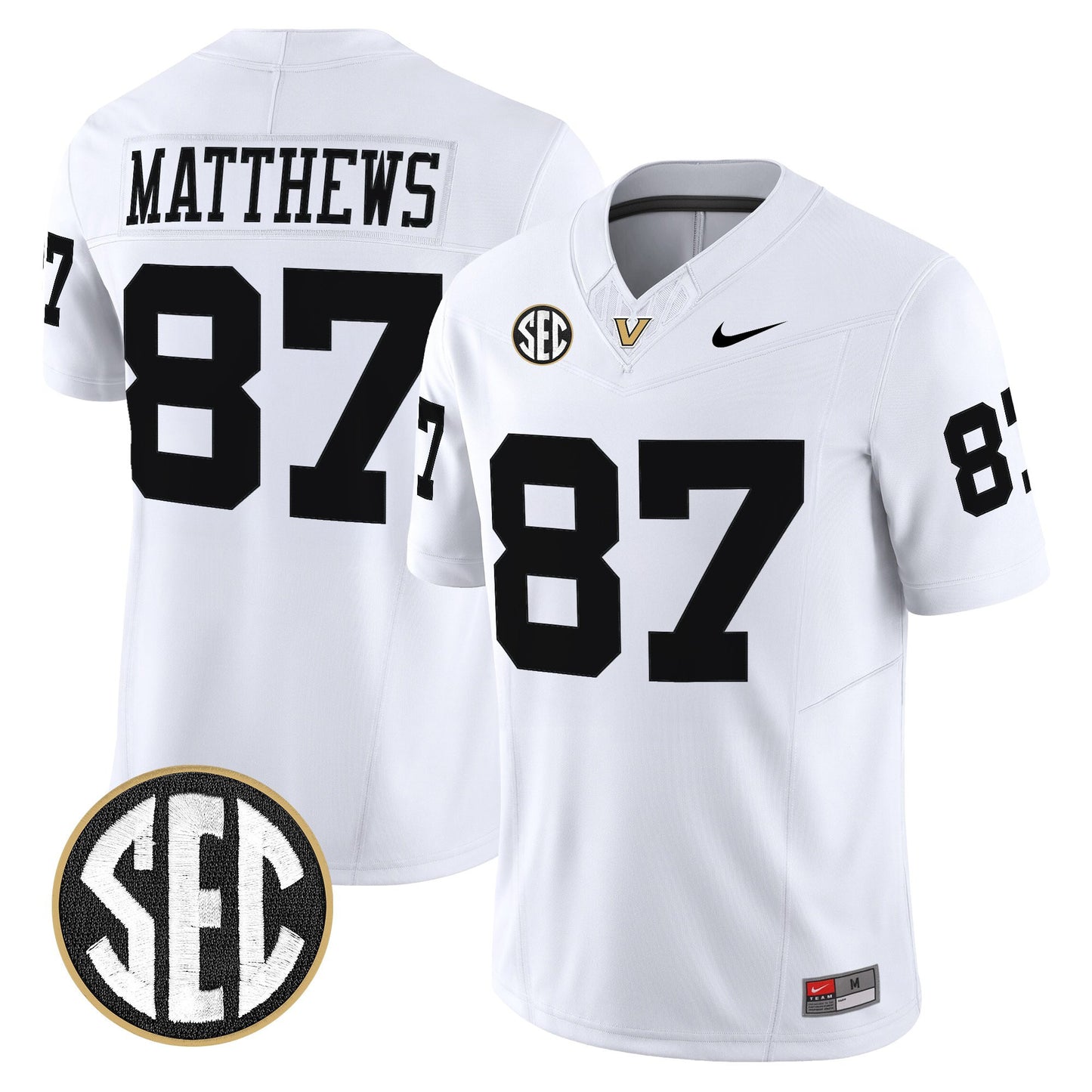 Men's Vanderbilt Commodores 2026 Vapor Limited Jersey - All Stitched