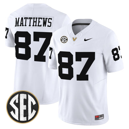 Men's Vanderbilt Commodores 2026 Vapor Limited Jersey - All Stitched
