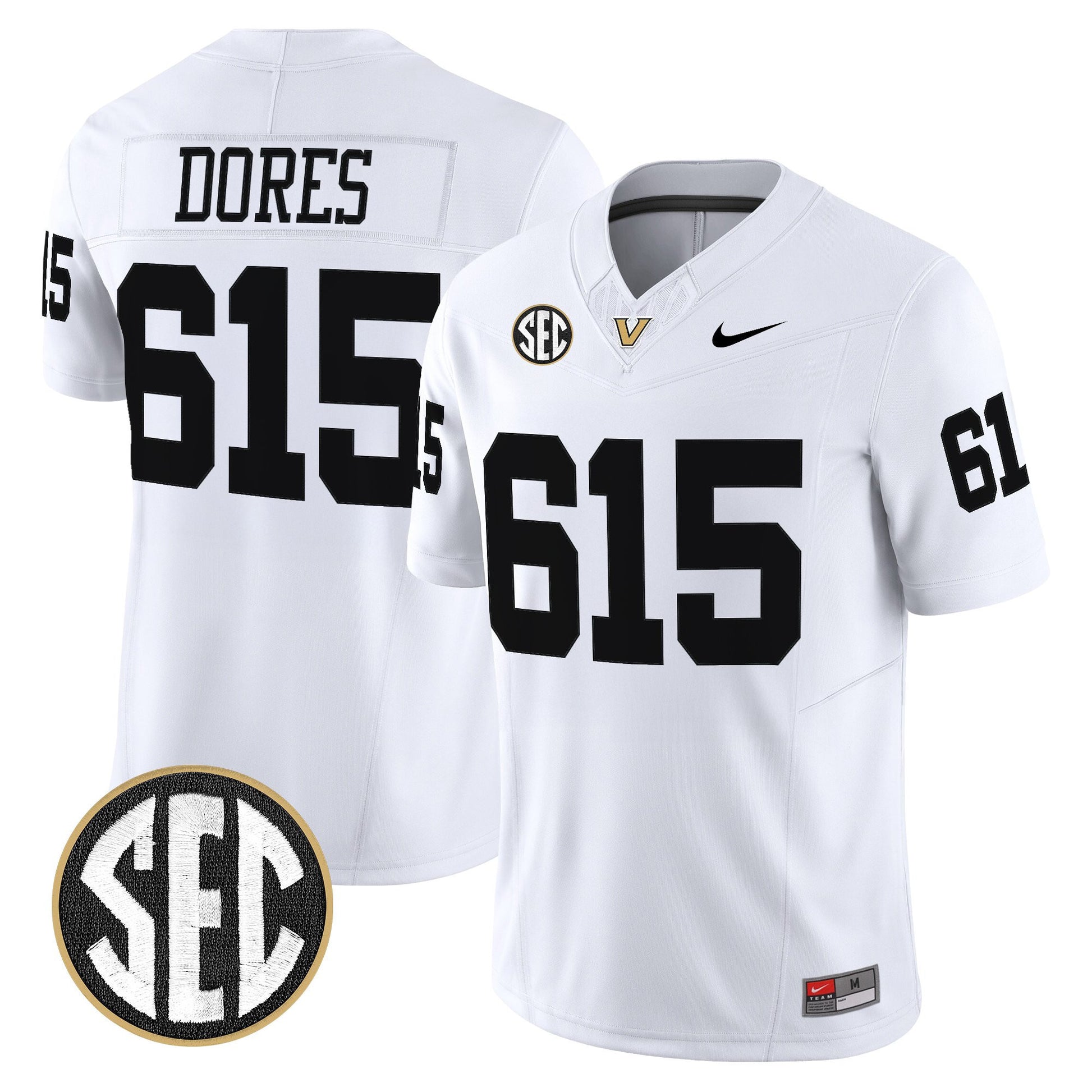 Men's Vanderbilt Commodores 2026 Vapor Limited Jersey - All Stitched