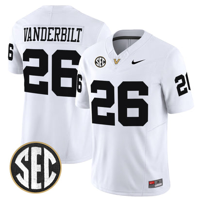 Men's Vanderbilt Commodores 2026 Vapor Limited Jersey - All Stitched