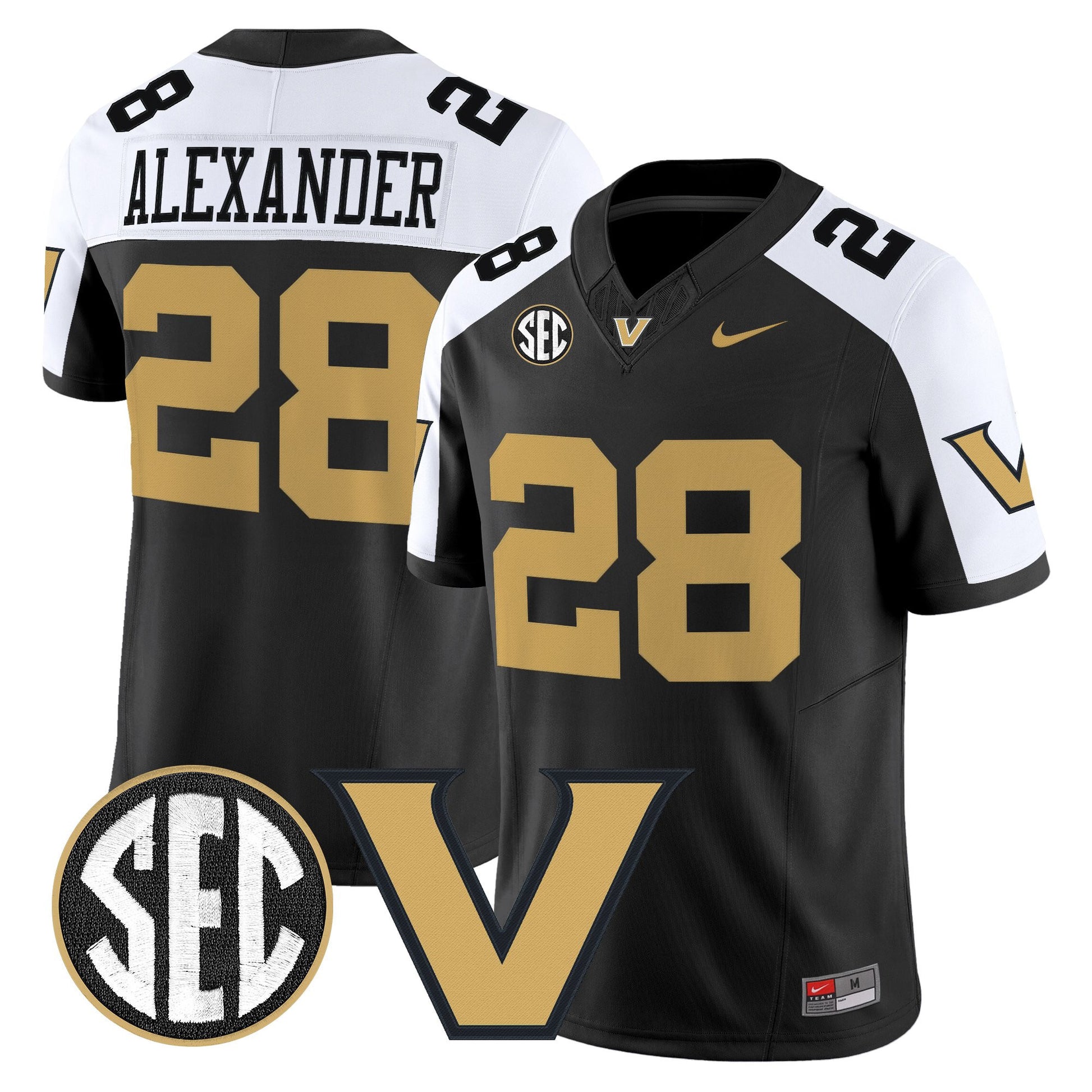 Men's Vanderbilt Commodores 2026 Vapor Limited Jersey - All Stitched