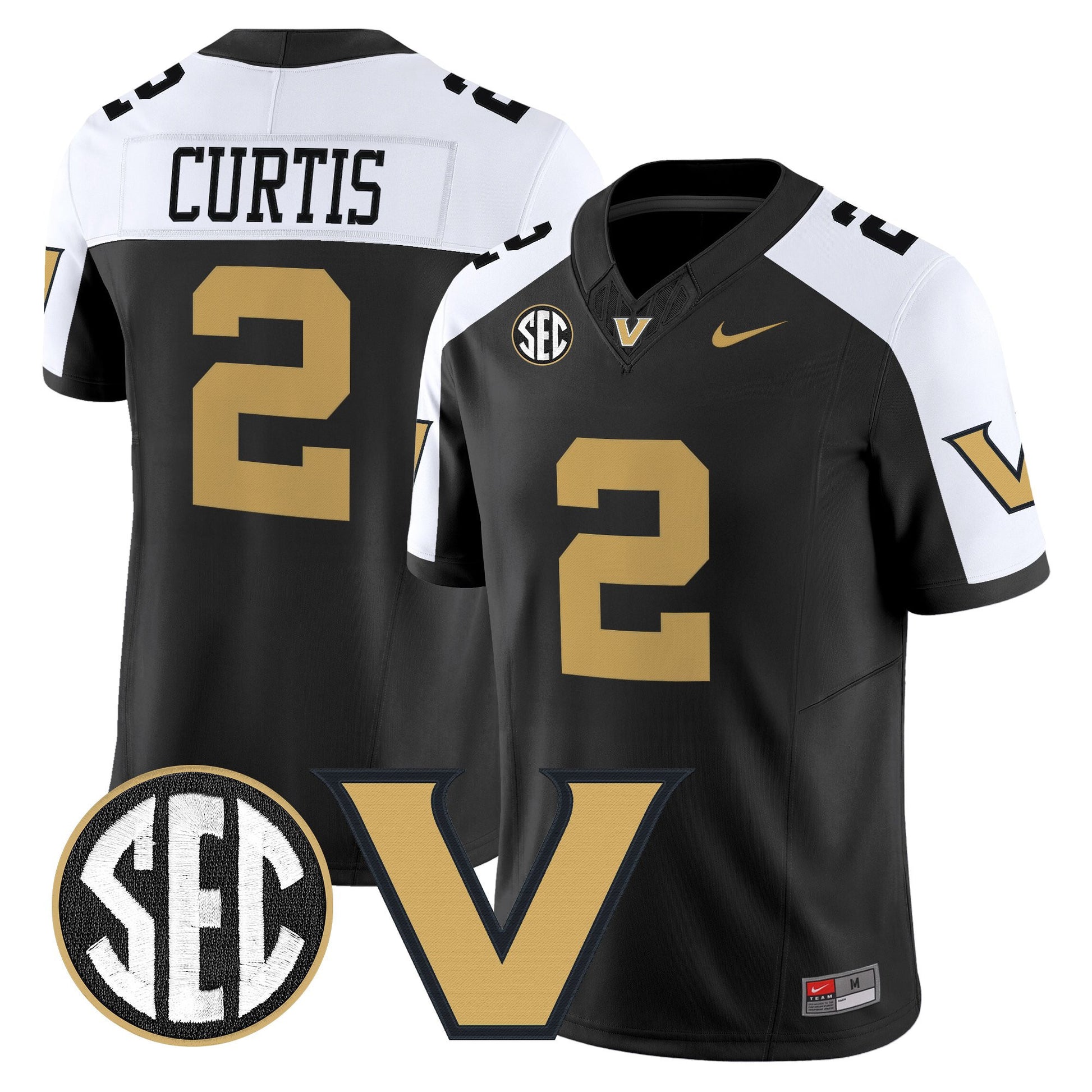 Men's Vanderbilt Commodores 2026 Vapor Limited Jersey - All Stitched