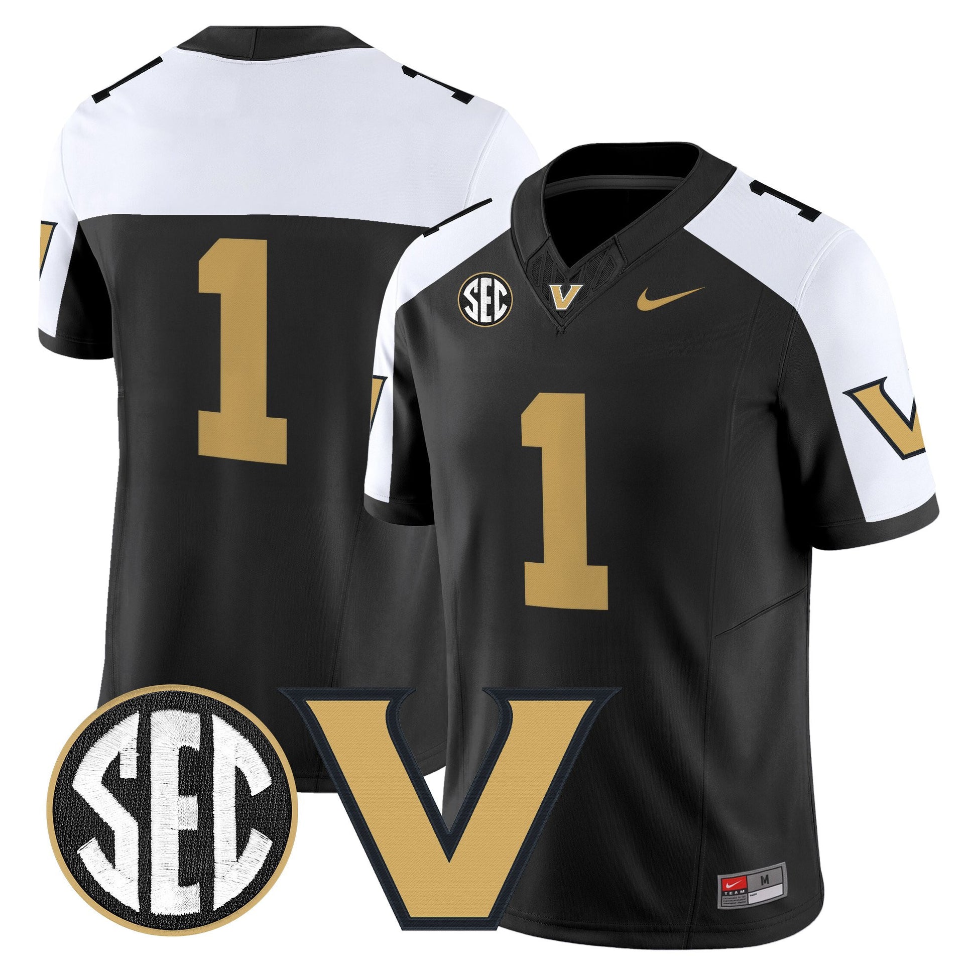 Men's Vanderbilt Commodores 2026 Vapor Limited Jersey - All Stitched