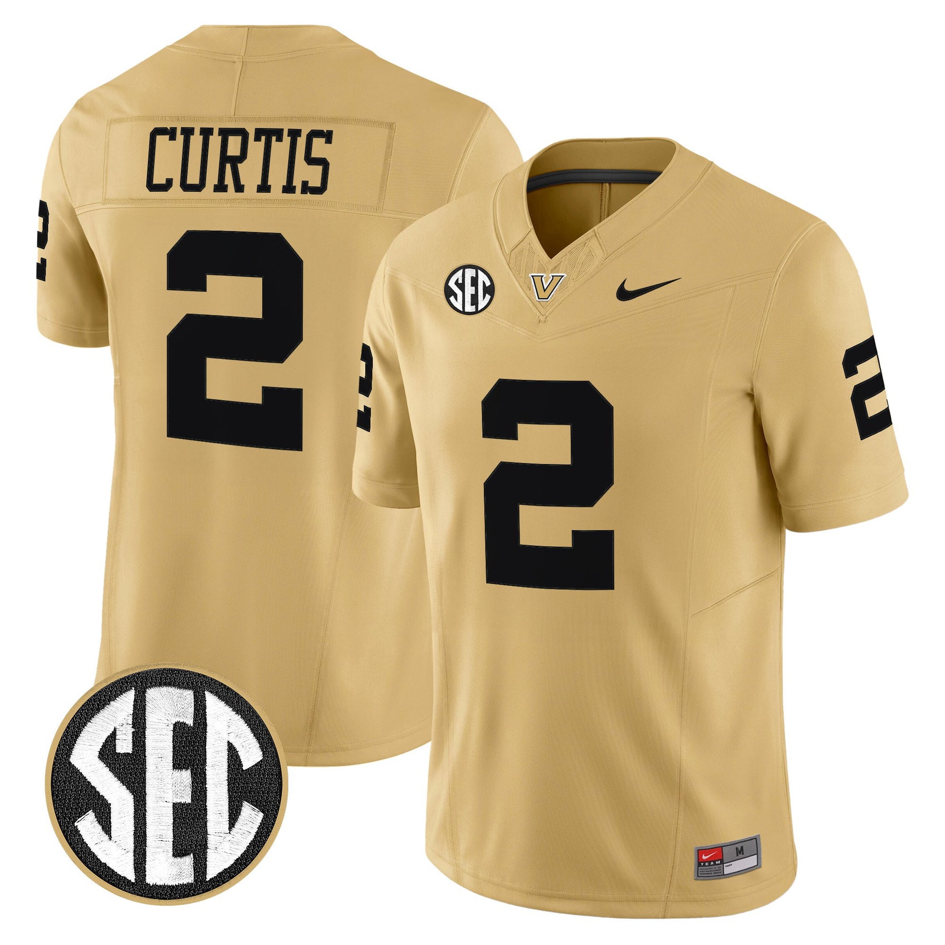 Men's Vanderbilt Commodores 2026 Vapor Limited Jersey - All Stitched