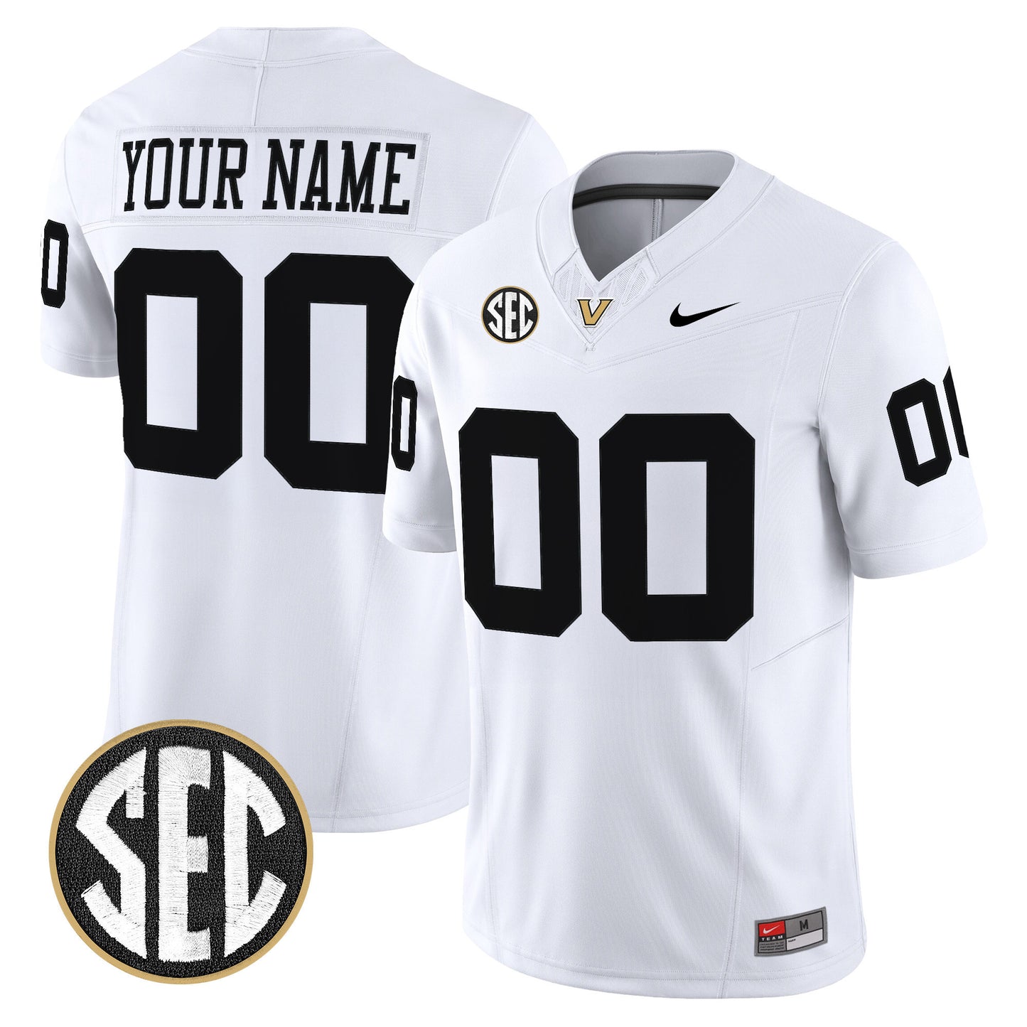 Vanderbilt Commodores 2026 Vapor Limited Custom Jersey - All Stitched