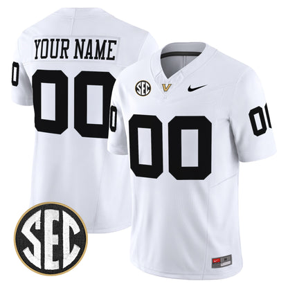Vanderbilt Commodores 2026 Vapor Limited Custom Jersey - All Stitched