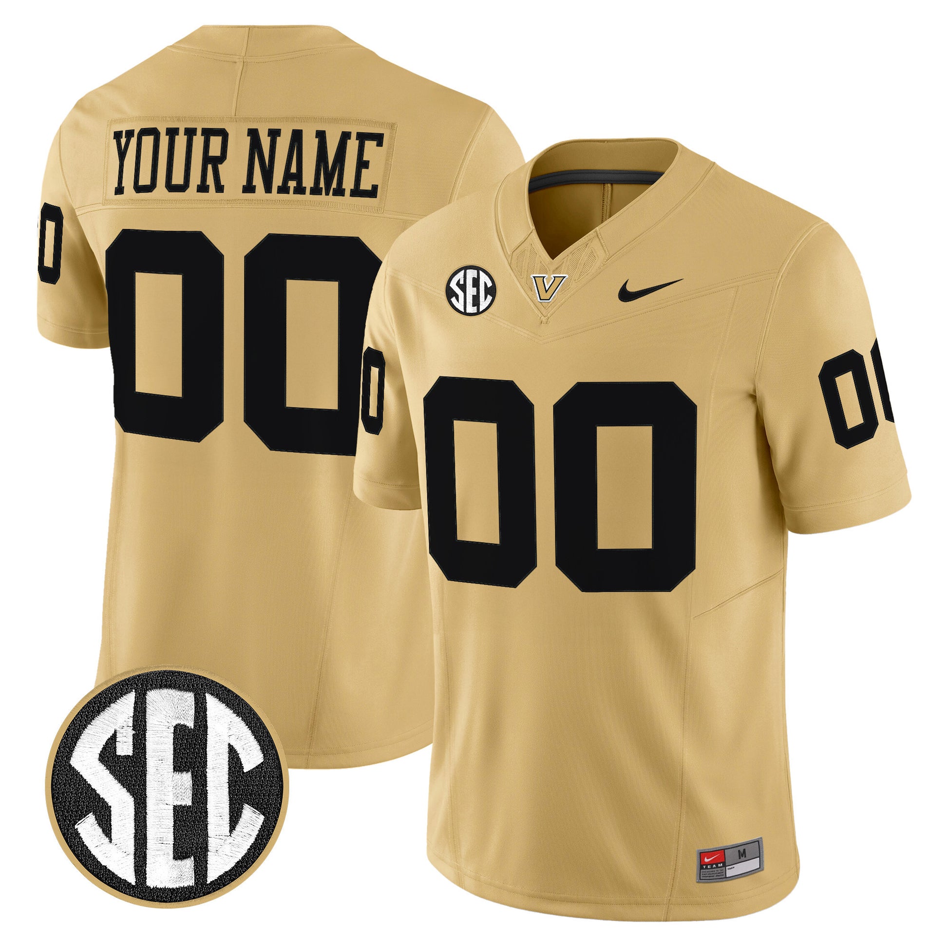 Vanderbilt Commodores 2026 Vapor Limited Custom Jersey - All Stitched