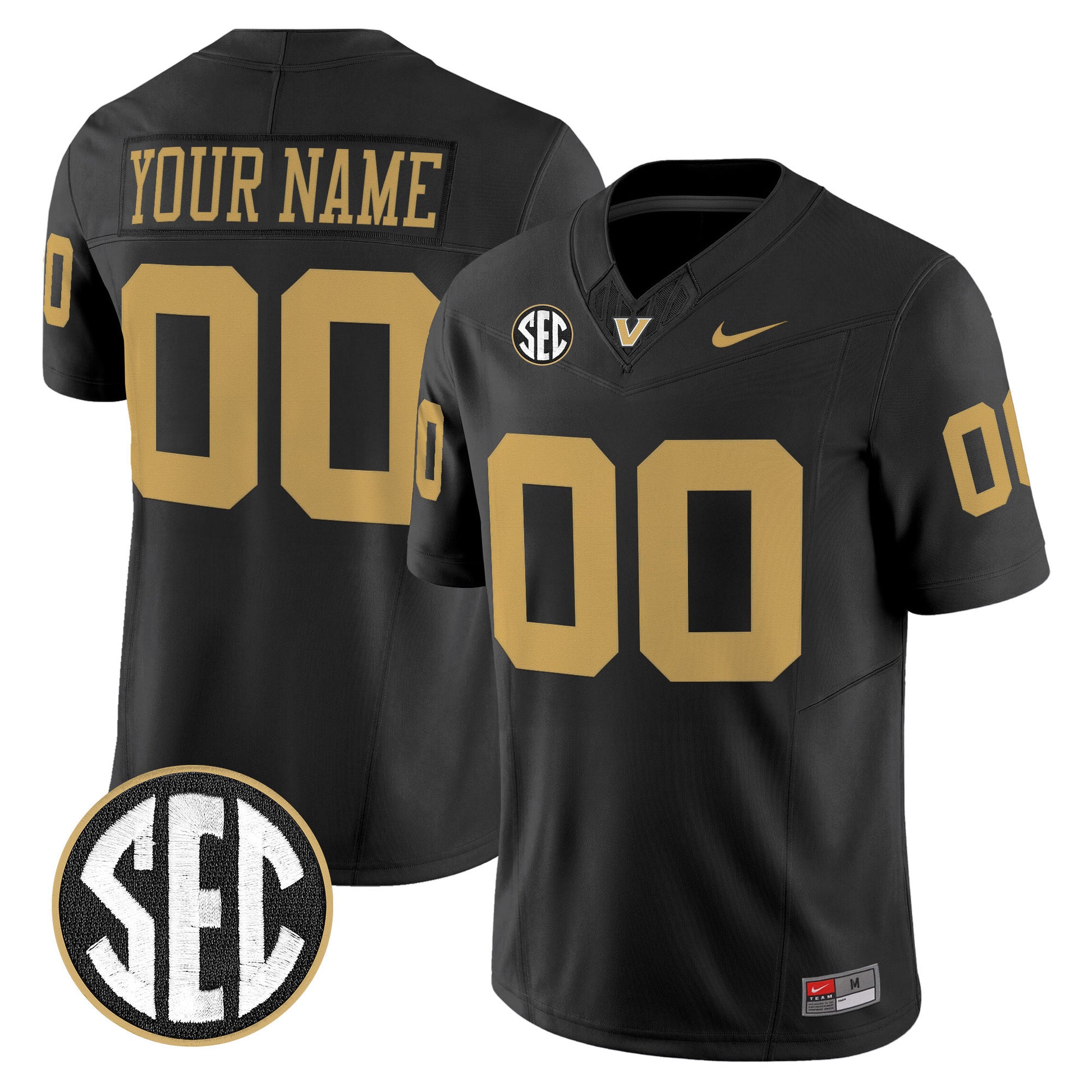 Vanderbilt Commodores 2026 Vapor Limited Custom Jersey - All Stitched